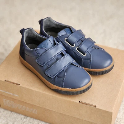 Talla 12 US Niños (EU 29) - Naturino Caleb VL - Cuero Azul Marino/Gamuza/Tostado Foto 1 de 4