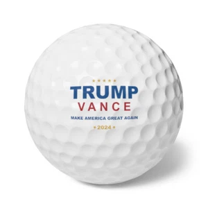 Trump Vance Make America Great Again 2024 Golf Balls, 6pcs - Picture 1 of 5