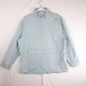 Kenneth Cole Pullover Jacket X Large Mens Light Blue Half Zip Pocket Long Sleeve - Picture 1 of 12