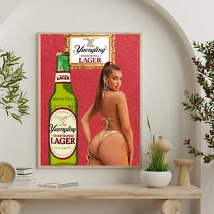 Huge Vintage Retro Beer Poster Yuengling Beer 18x24 Inches Classic ART decor - Picture 1 of 3