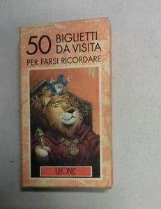50 Visitenkarten, Löwe, Der Käfer. - Bild 1 von 1