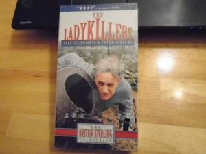 SEALED RARE OOP Ladykillers VHS film 1955 Alec Guinness star wars Peter Sellers  - Picture 1 of 2