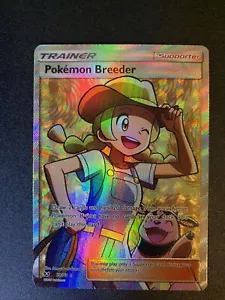 Pokémon TCG Pokemon Breeder (Full Art) Shining Legends 73/73 Holo Full Art - Picture 1 of 2