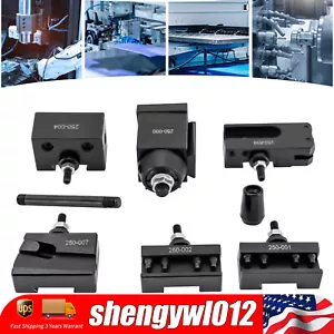 6Pack Wedge Type Quick Change Tool Post Set Fit for 6-9inch Swing Small Lathe - Picture 1 of 17