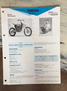Yamaha YZ400F 5GR2 1998 ( LC ) Ficha Técnica Moto RMT ETAI - Imagen 1 de 4