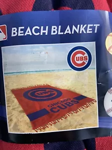 The Northwest Company MLB Chicago Cubs Red Beach Throw Blanket NEW - Picture 1 of 5