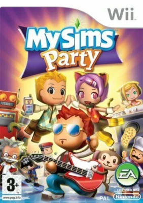 MySims Party Nintendo Wii 2009 Top-quality Free UK shipping Fast UK Dispatch - Image 1 of 4