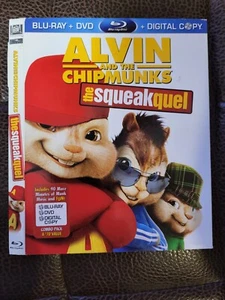 ALVIN AND THE CHIPMUNKS THE SQUEAKQUEL BLU-RAY Slipcover Only /VERY NICE/NO DISC - Picture 1 of 1