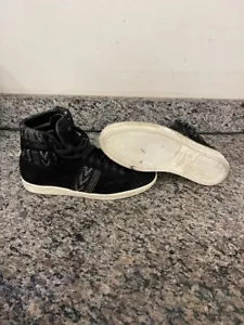 Herren Gr.43 Saint Laurent Wildleder Bedruckt Sneaker Schwarz SPB-JB 343665 - Bild 1 von 9