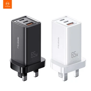 Mcdodo 65W GaN Type-C+USB PD QC3.0 Fast Charger iPhone 12 Macbook Laptop Adapter - Picture 1 of 14