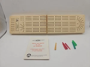 Vintage Cribbage Board Set Foldable Travel Ritche Bros - Picture 1 of 4