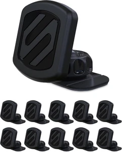 Scosche MAGDM-10KFLT MagicMount Magnetic Car Phone Mount for 10 Pack, Black  - Picture 1 of 9