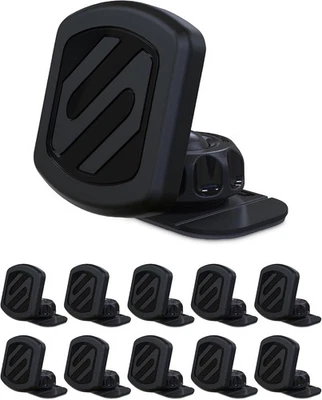 Scosche MAGDM-10KFLT MagicMount Magnetic Car Phone Mount for 10 Pack, Black  - Image 1 of 4