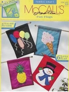 McCall's Crea Fun Flags 6 diseños de Little Flag  - Imagen 1 de 1