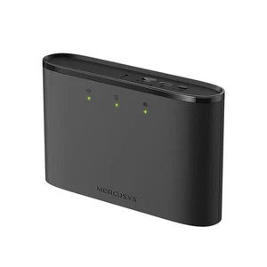 Mercusys 4G LTE Mobile Wi-Fi Cellular network router Black Battery level Wi-Fi 8 - Photo 1/1