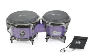 Toca Morales Bongos 7 & 8,5 Lila Glitzer Gebraucht - Bild 1 von 6