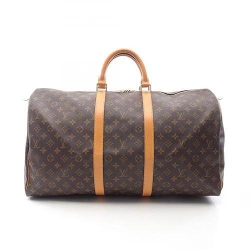 LOUIS VUITTON（LV） Borsa a mano Louis Vuitton Keepall 55 M41424 Monogram tela marrone usata unisex LV