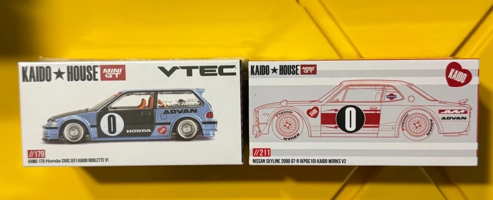 PAQUETE DE 2 COCHES KAIDO HOUSE 🎄NUEVOS LANZAMIENTOS 🎄!! Foto 1 de 1