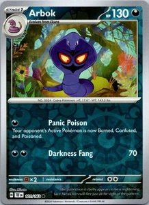 Arbok Reverse Holo Common SV05: Temporal Forces 101/162 NM - Picture 1 of 2