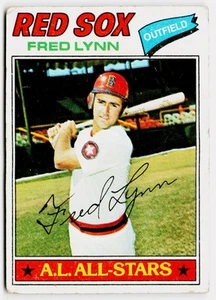 1977 Topps Fred Lynn #210 - Boston Red Sox - Picture 1 of 2