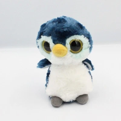 Doudou peluche pingouin bleu blanc YOOHOO - 22249 - Photo 1/3