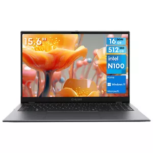 CHUWI GemiBook Plus 15,6 Laptops Intel 12th N100 16GB+512GB Windows 11 Notebook - Picture 1 of 12