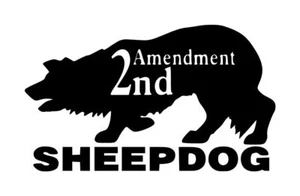 2nd Amendment Schäferhund Aufkleber #1 3"x5" Farbe wählbar - Bild 1 von 2