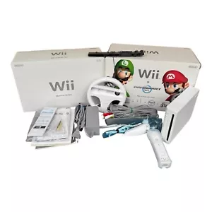 SELTENE Nintendo Wii Konsole Mario Kart Pack mit Spiel in OVP - Bild 1 von 16