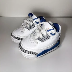 Nike Air Jordan 3 Retro Washington Wizards Toddler Sz 2C VNDS DM0968-148 NO BOX - Picture 1 of 8