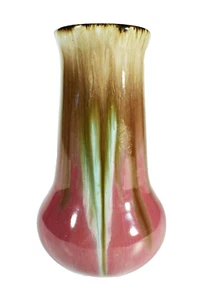 Post- JUGENDSTIL Art Deco Keramik Vase ° Keramikvase mit Laufglasur ° - Bild 1 von 4