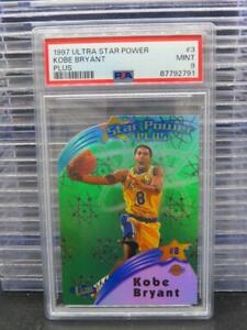 1997-98 Fleer Ultra Kobe Bryant Star Power Plus SP Die-Cut #3 PSA 9 Lakers MINT