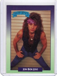 1991 Brockum Rock Cards #175 Jon Bon Jovi BON JOVI - Foto 1 di 2