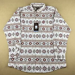 Camisa Ariat Shay Abotonada Azteca AOP Blanca Roja PARA HOMBRES 2XLT NUEVA PRECIO DE VENTA SUGERIDO POR EL FABRICANTE 67,95 $ - Imagen 1 de 16
