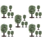 20 pcs Miniature Scene Trees Landscape Trees Decoration Sand Table Tree