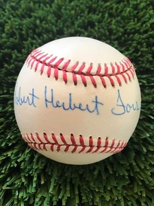 BOB FORSCH FULL NAME SIGNED NATIONAL LEAGUE BASEBALL CARDINALS - Picture 1 of 4