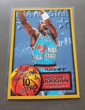 MICHAEL JORDAN NBA CARD FLEER 1996-97 ALL-STAR # 282 CHICAGO BULLS