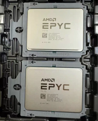 AMD EPYC Milan 7C13 CPU 64 cores 2.0ghz unlocked , OEM Version of AMD EPYC 7763 - Image 1 of 3