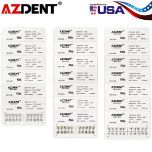 AZDENT Dental Orthodontic Brackets Mini/Standard MBT/Roth 022/018 Hooks 345 USA - Picture 1 of 11
