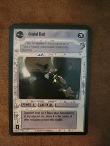 Ickabel G'Ont Star Wars Premiere 1996 Decipher Uncommon CCG Black Border