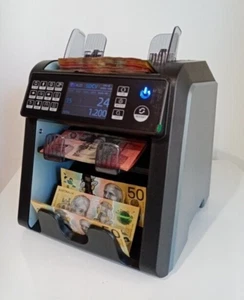 MONEY COUNTER GENUINE AUSCOUNT AUS2000 PRO MONEY SORTER W' Print - Grey - Picture 1 of 2