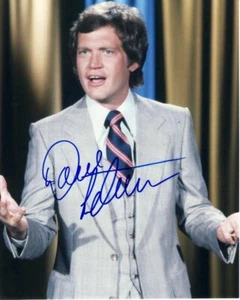 David Letterman Signed Autographed 8x10 The Tonight Show Photograph - Picture 1 of 1
