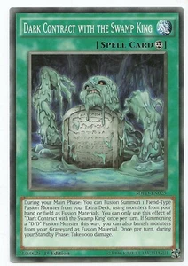 Dark Contract with the Swamp King SDPD-EN025 Yu-Gi-Oh Card 1st Edition New - Picture 1 of 3