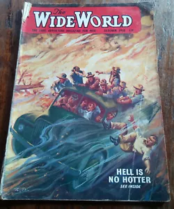 THE WIDE WORLD MAGAZINE OCTOBER 1960 No. 745 AUSTRALIAN BUSHFIRES - Picture 1 of 1