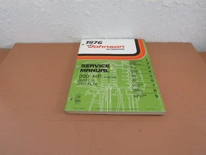 1976 Johnson 200 HP 200TL76, 200TXL76 Outboard OEM Service Manual JM-7616 - Bild 1 von 5