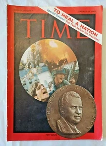 Time Magazine January 24 1969 To Heal A Nation Pres Elect Richard Nixon - Picture 1 of 4