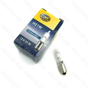 HELLA Rear Fog Bulb BMW 3 Series Convertibe E93 H21W Halogen lamp/light/foglight - Picture 1 of 2