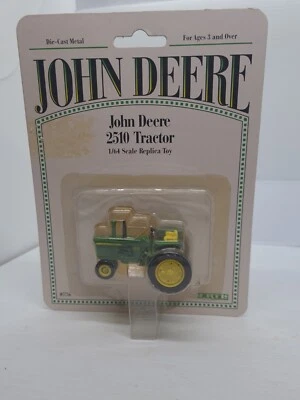 Tractor modelo fundido a presión John Deere 2510 delantero estrecho escala 1:64 Ertl #5756 nuevo  Foto 1 de 4
