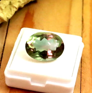 Alexandrite Color Changing 8-9 Ct Natural Loose Gemstone Certified Oval Cut - Picture 1 of 9