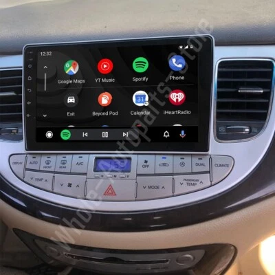 For 2009-2014 Hyundai Genesis Sedan Apple Carplay Radio Android 13 GPS WIFI SWC - Image 1 of 4