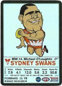 2009 Teamcoach Magic Wildcard (MW-14) Michael O'LOUGHLIN Sydney (ERROR) - Picture 1 of 1